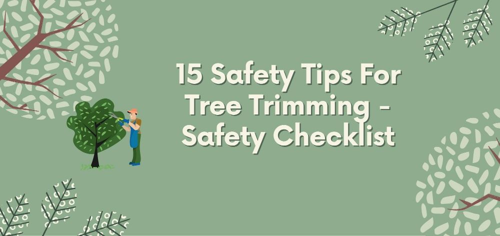 15 Safety Tips for Tree Trimming - Safety Checklist 1 tips for tree trimming
